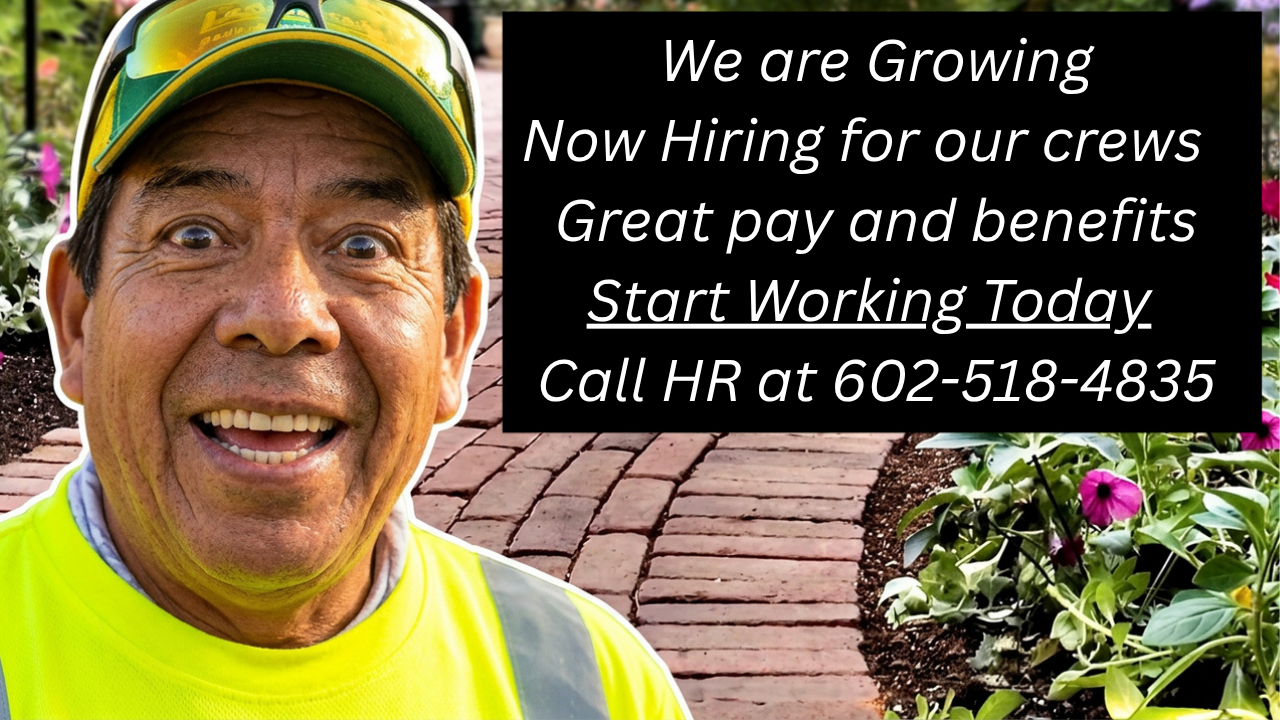We are Growing Now Hiring for our crews. Get pay and benefits Start Working Today.